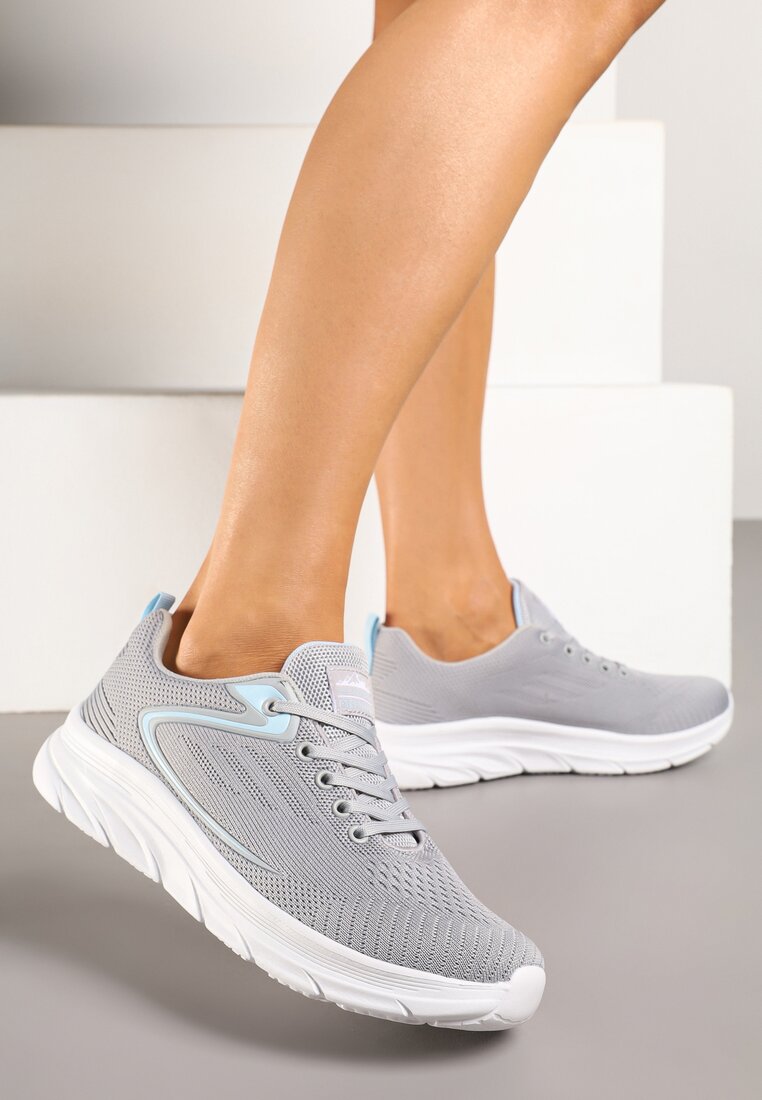Pantofi sport Gri cu albastru