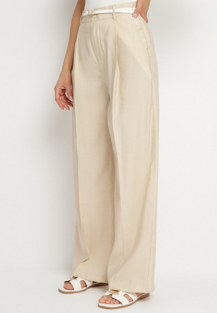 Pantaloni Bej deschis