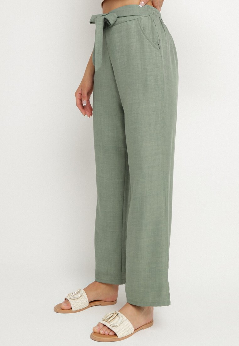 Pantaloni Verde închis