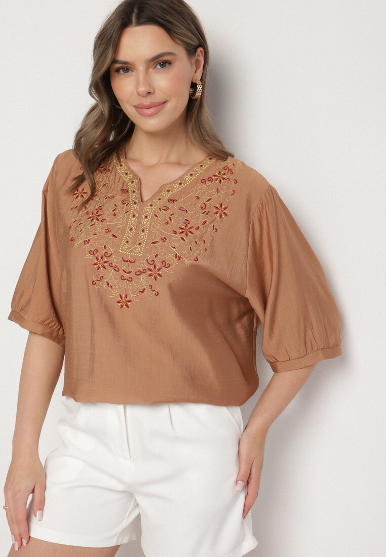 Bluză Bej închis