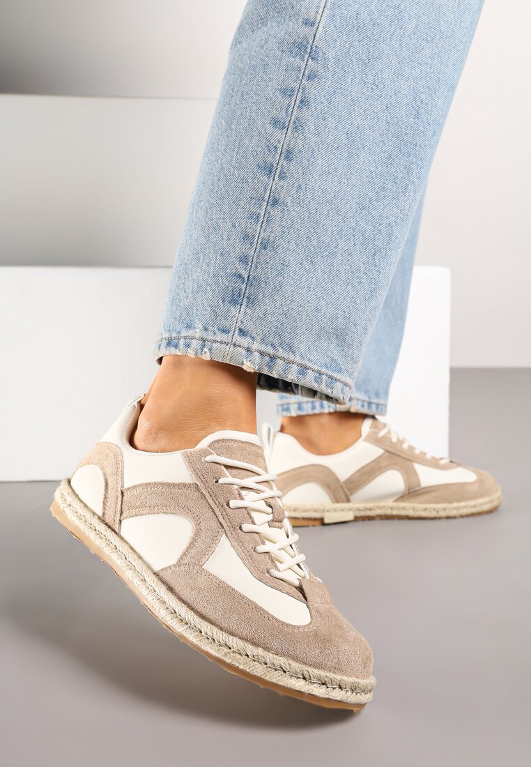 Sneakers Bej închis