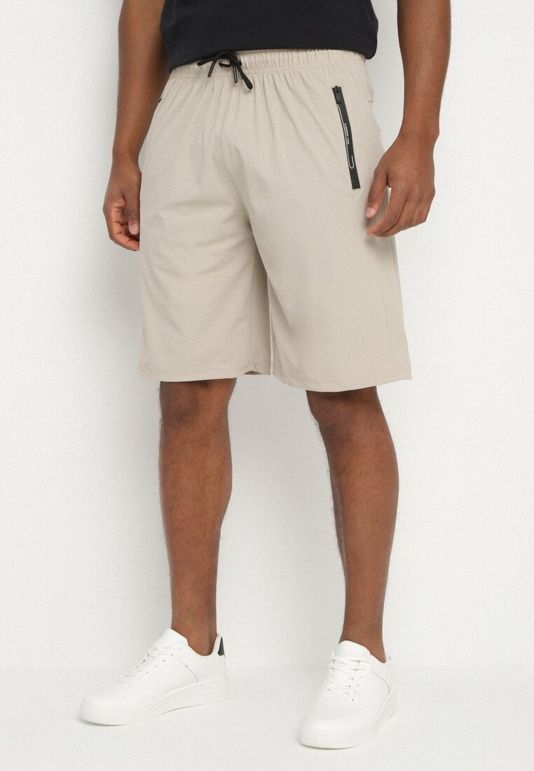 Pantaloni scurți Bej