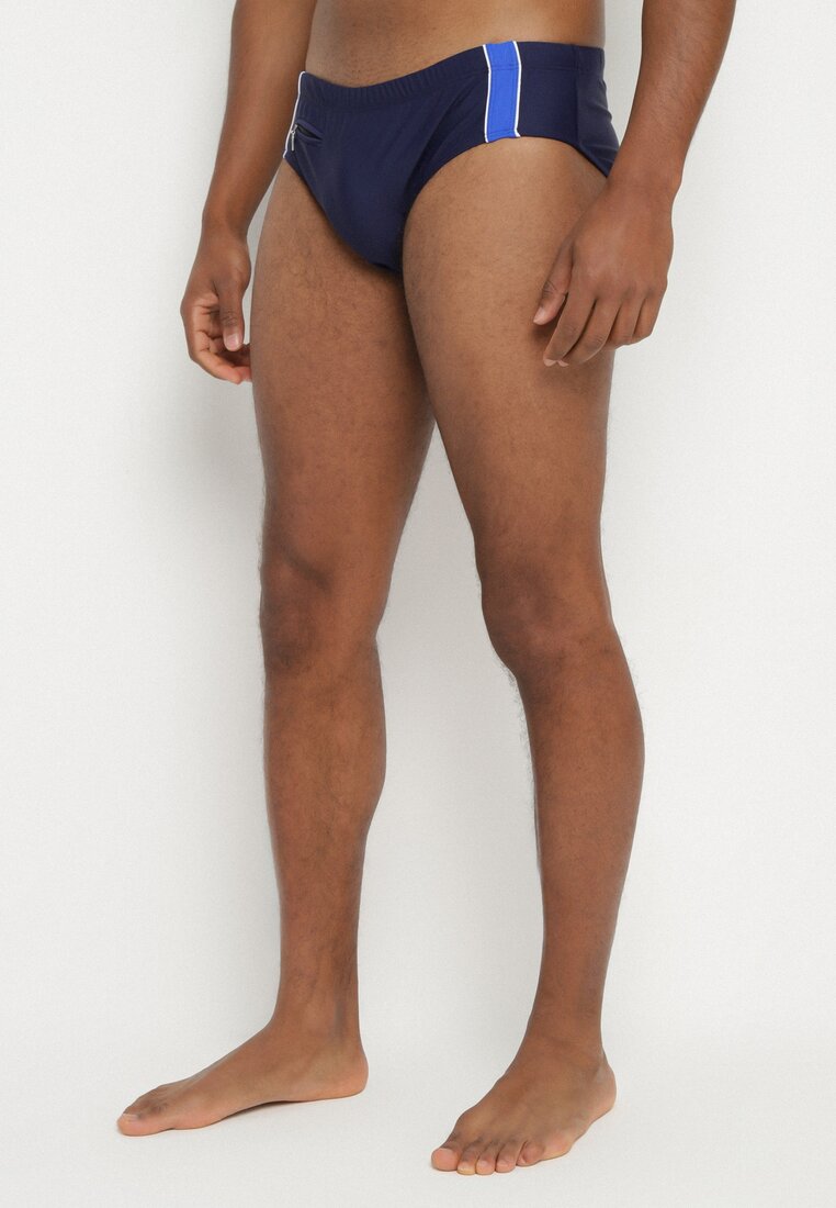 Costum de baie bărbătesc Bleumarin cu albastru