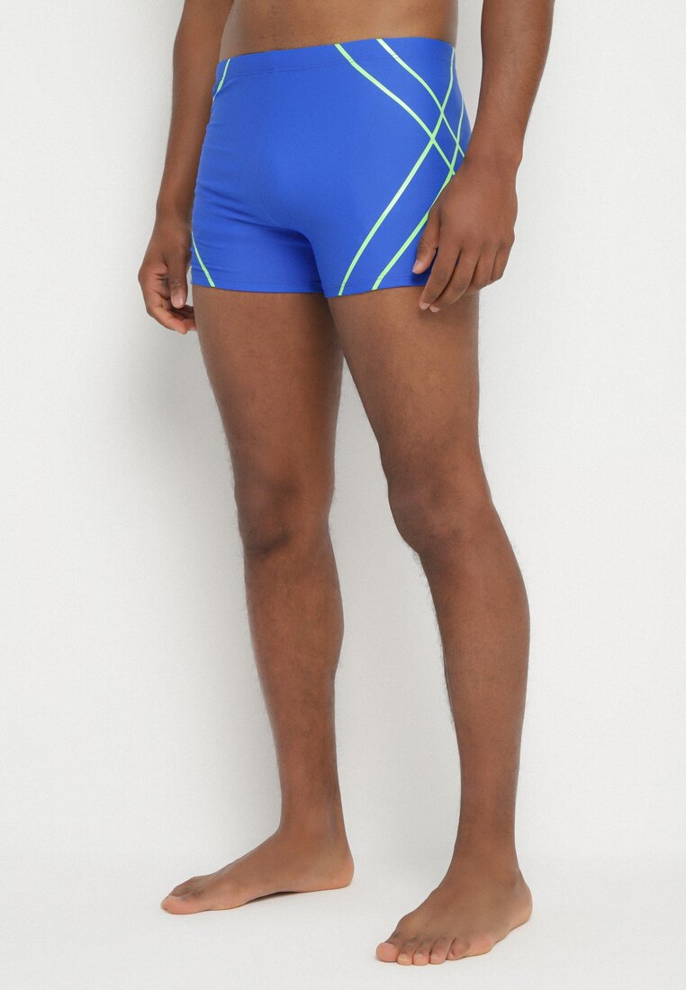 Costum de baie bărbătesc Albastru cu verde