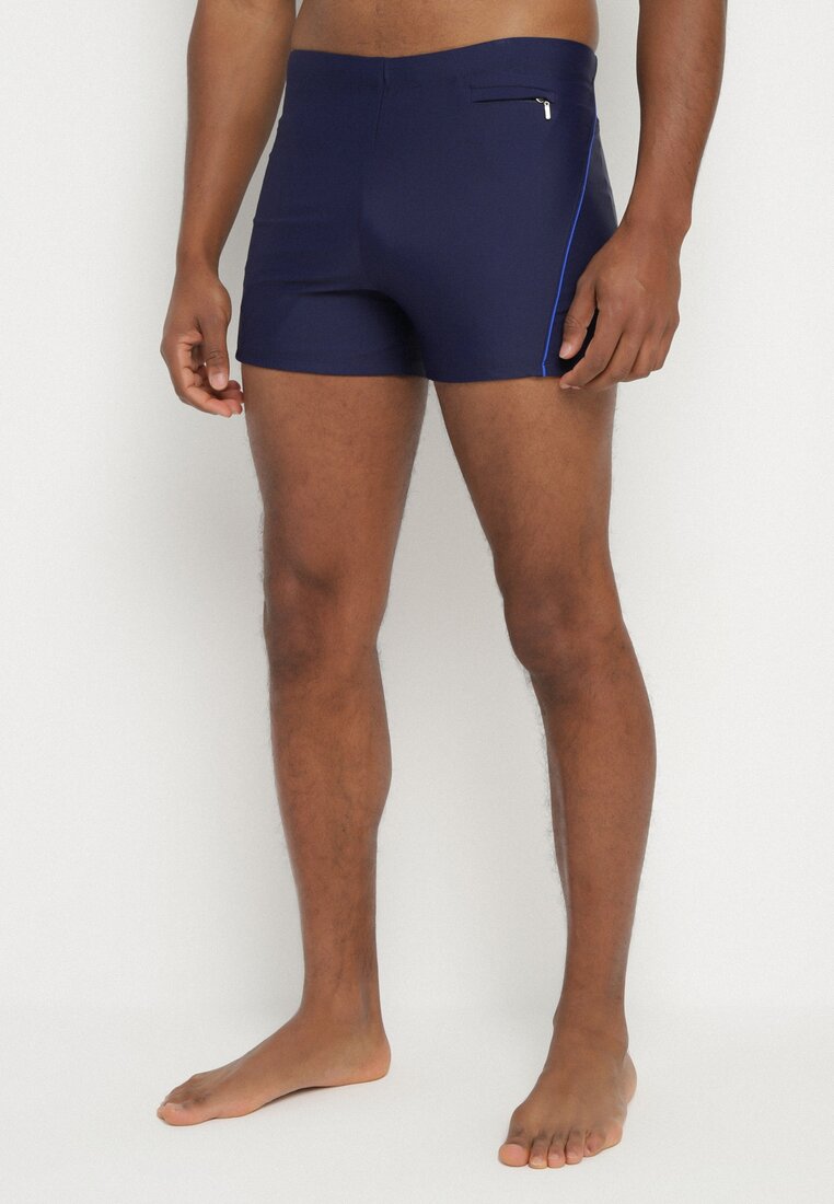 Costum de baie bărbătesc Bleumarin cu albastru