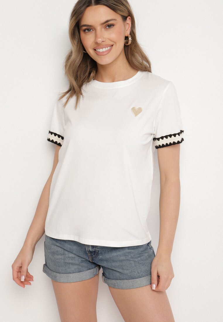 T-shirt Alb