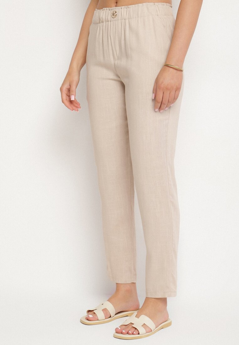 Pantaloni Bej deschis