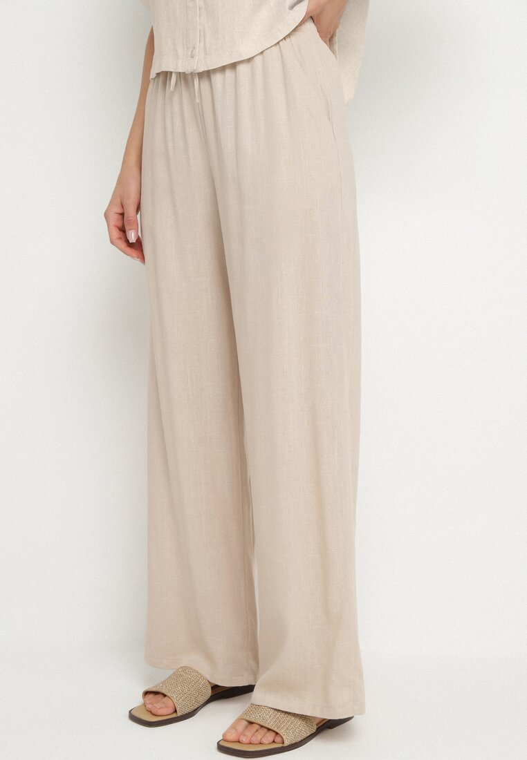 Pantaloni Bej deschis