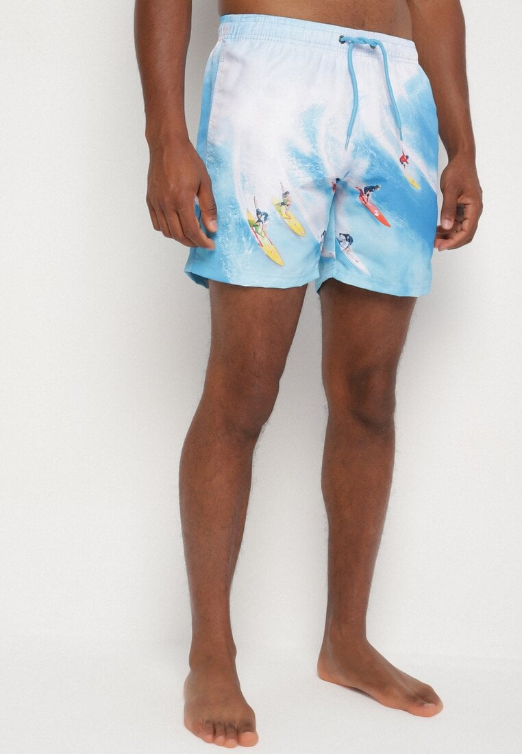 Costum de baie bărbătesc Bleumarin