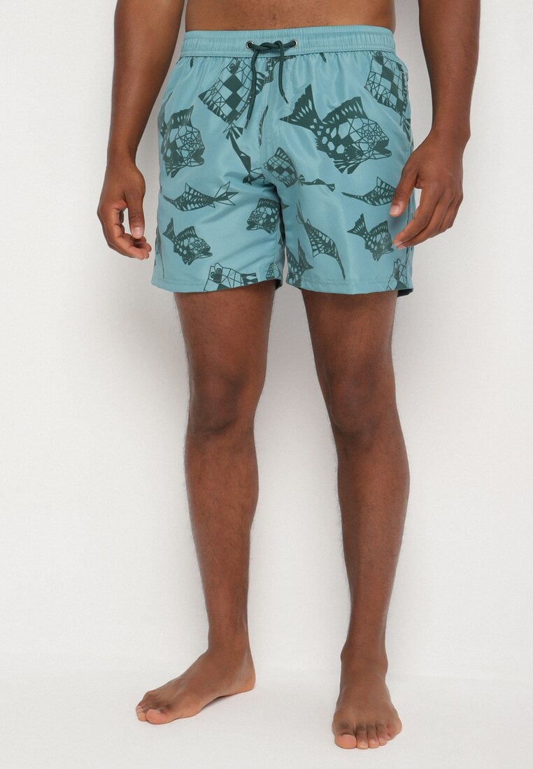 Costum de baie bărbătesc Verde deschis