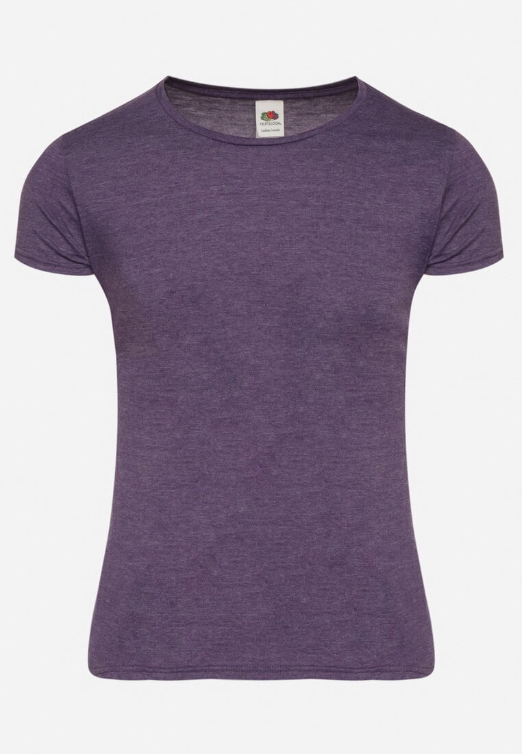 Tricou Clasic Violet din Bumbac Fodena