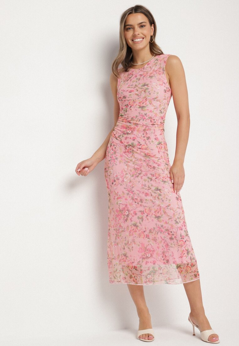 Rochie Rozalie Mulată cu flori Meluvea