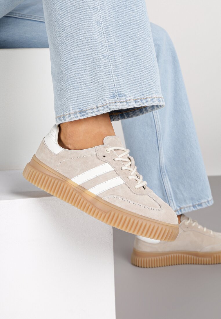 Sneakers Bej închis