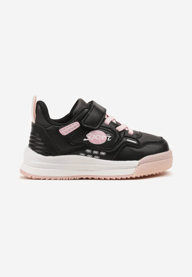 Pantofi sport Negru cu roz
