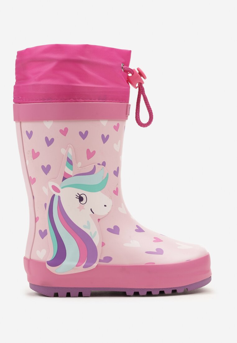 Cizme de cauciuc Roz cu mov