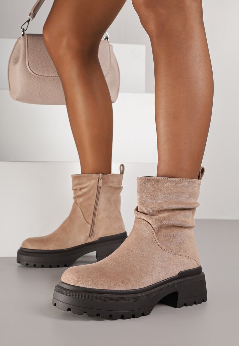 Botine Bej închis