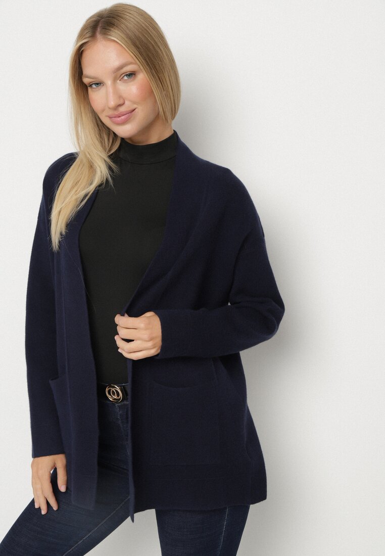 Cardigan Bleumarin