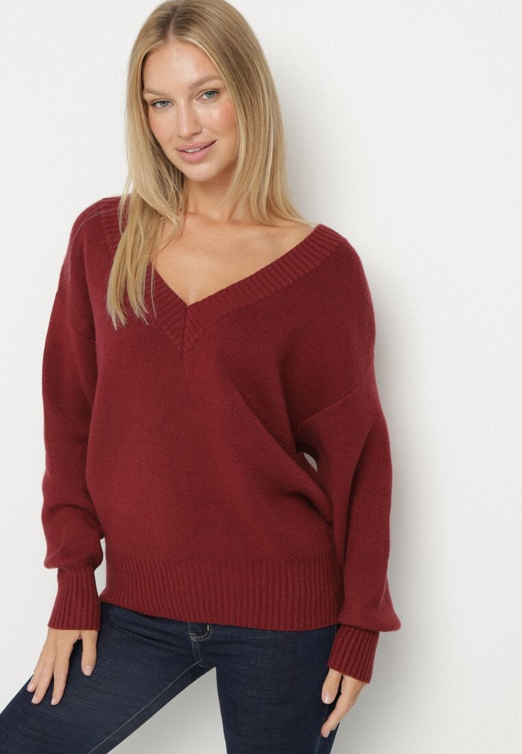 Pulover Bordo