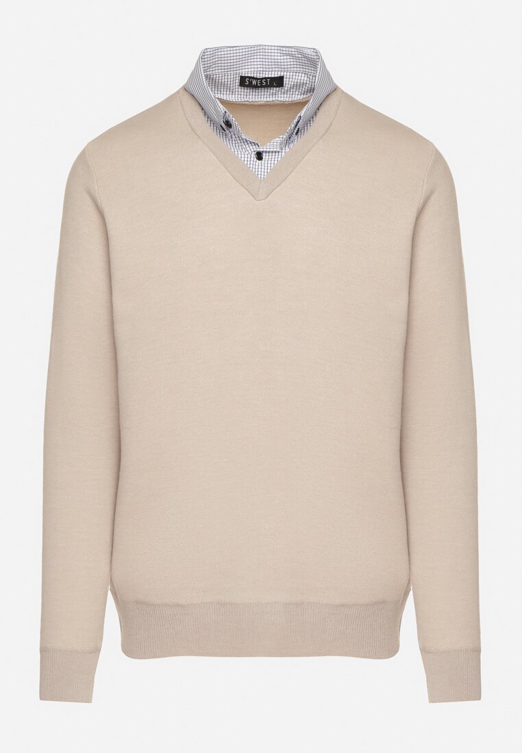 Pulover Bej