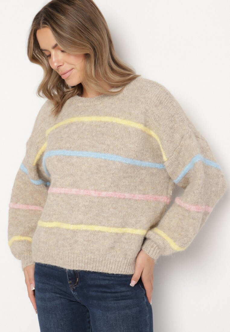 Pulover Bej