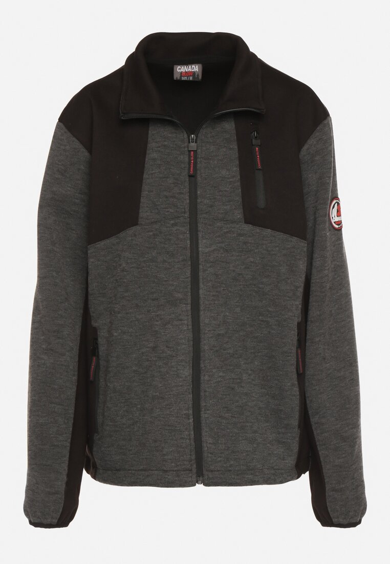 Hanorac Gri cu negru