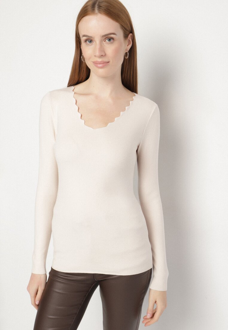 Pulover Bej