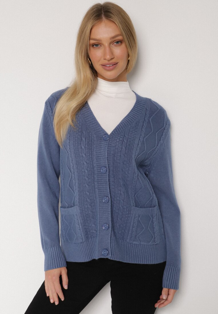 Cardigan Albastru