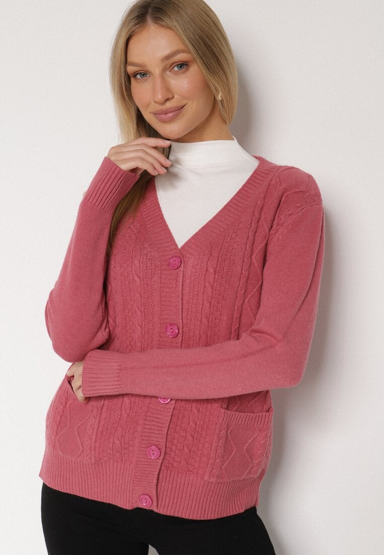 Cardigan Roz închis
