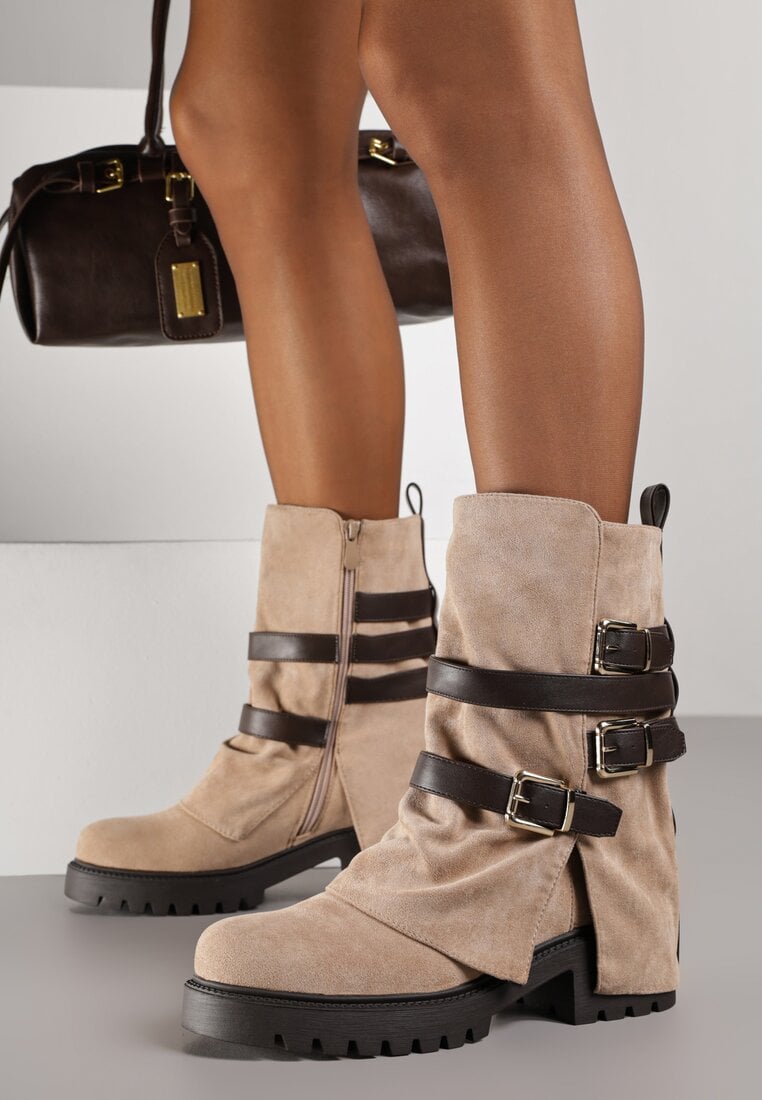 Botine Bej închis