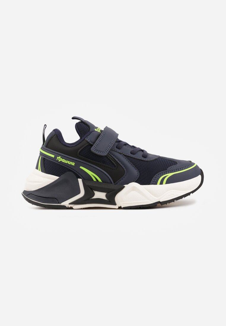 Pantofi Sport Bleumarin Sneakers cu Motiv Geometric Hythia