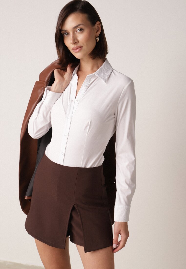 Pantaloni scurți Maro