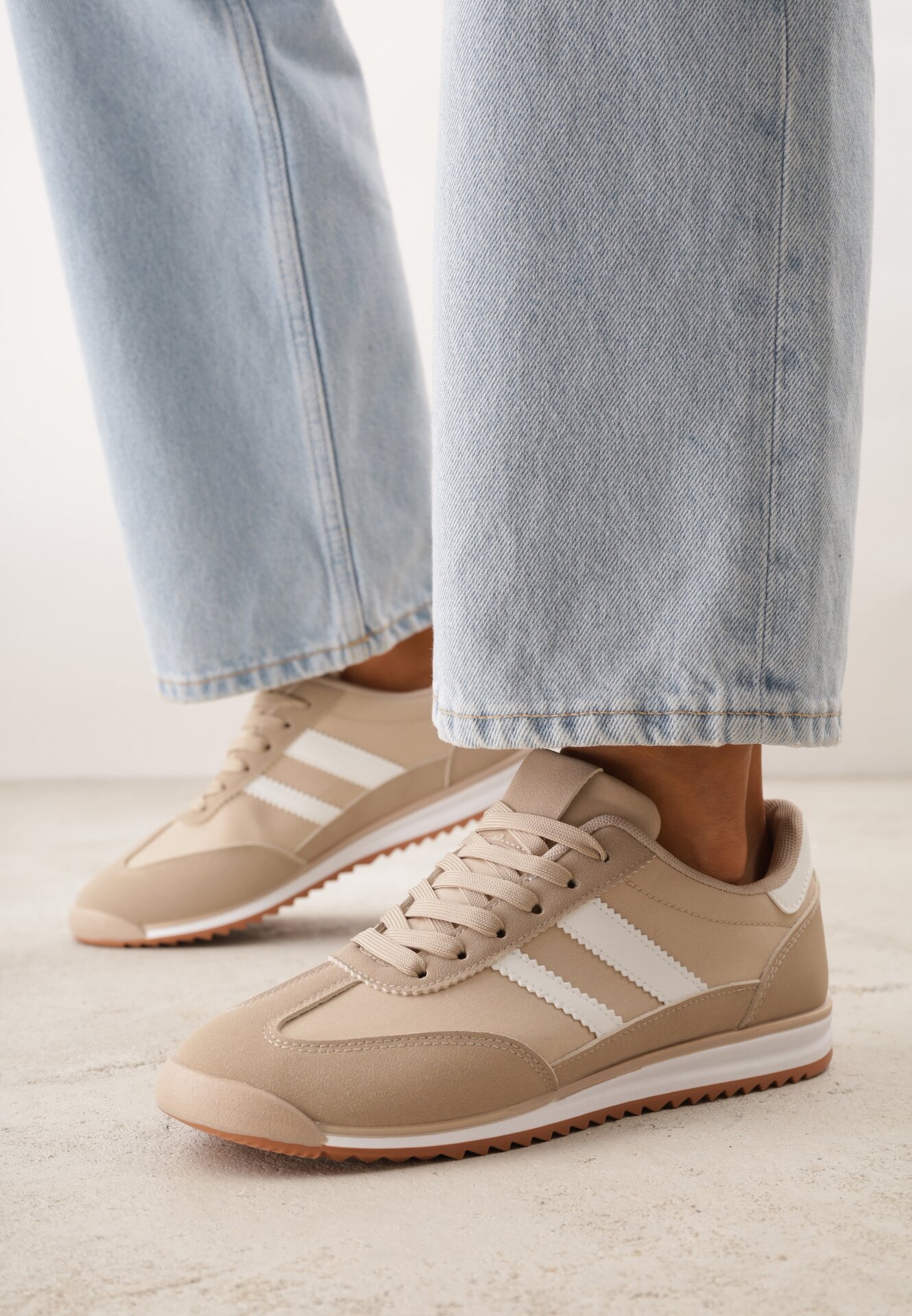 Sneakers Bej închis