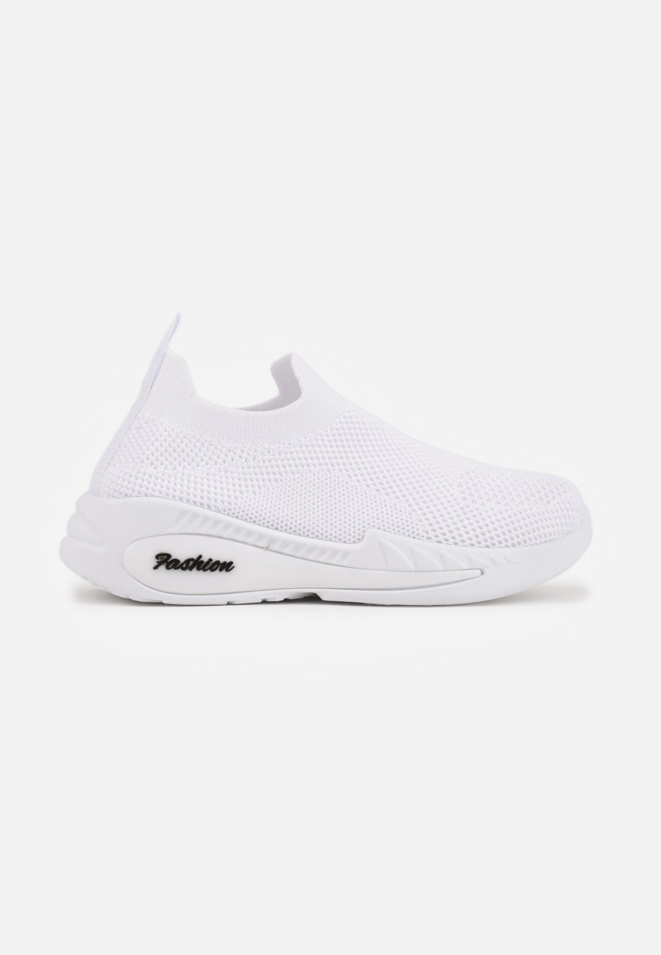 Pantofi sport sneakers albi tip slip-on cu plasă Oaradah