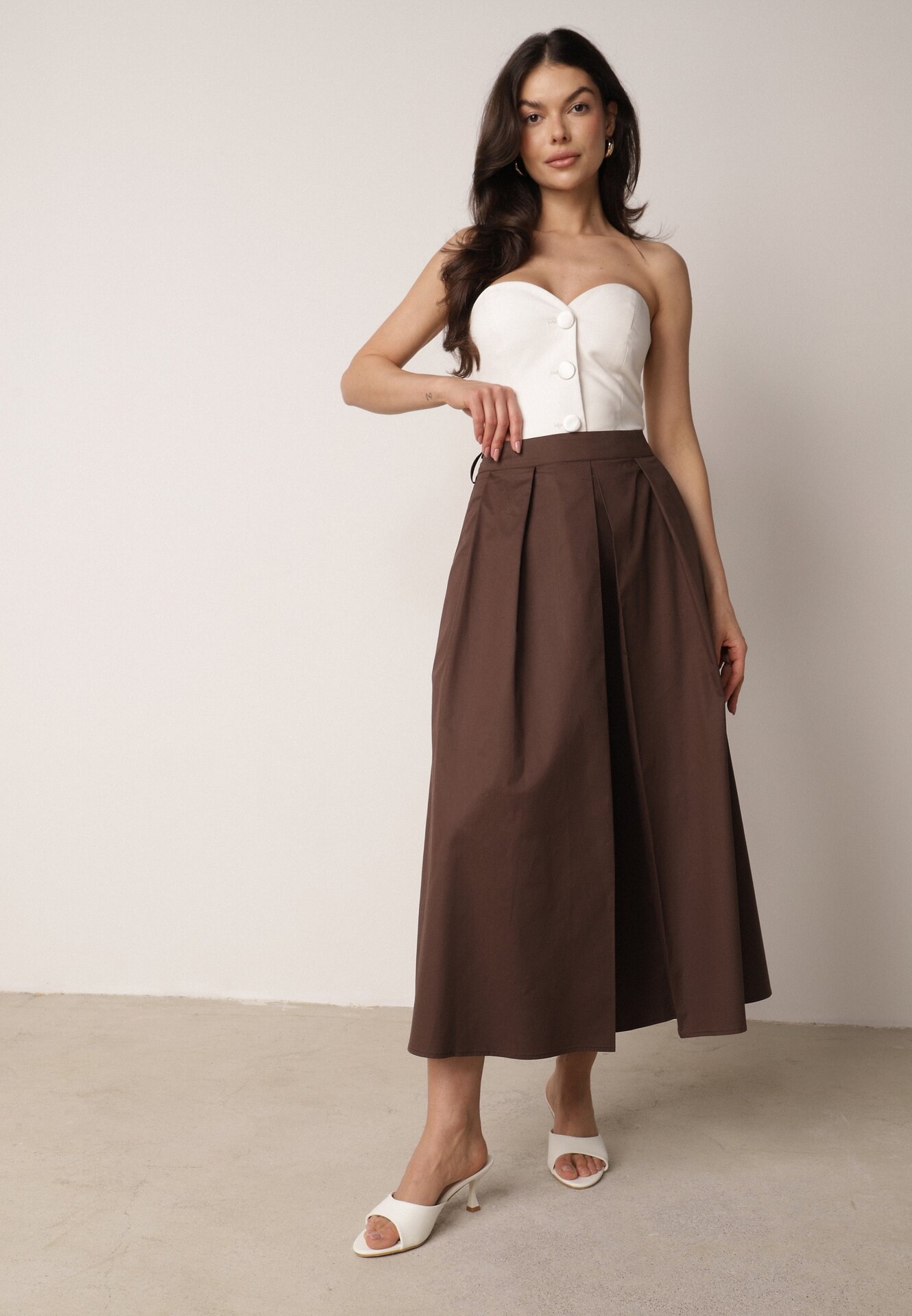 Fustă Maro