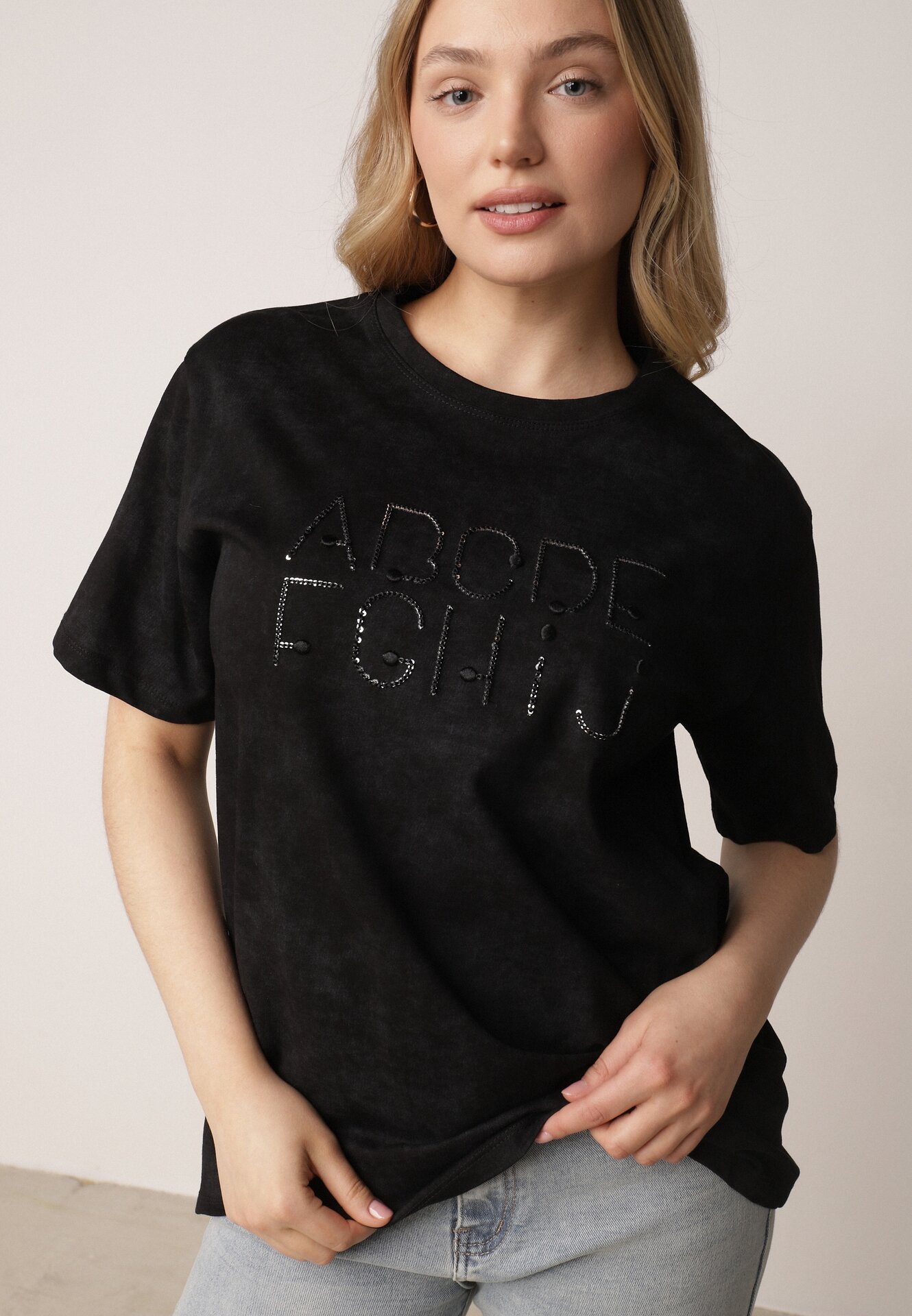 T-shirt Negru