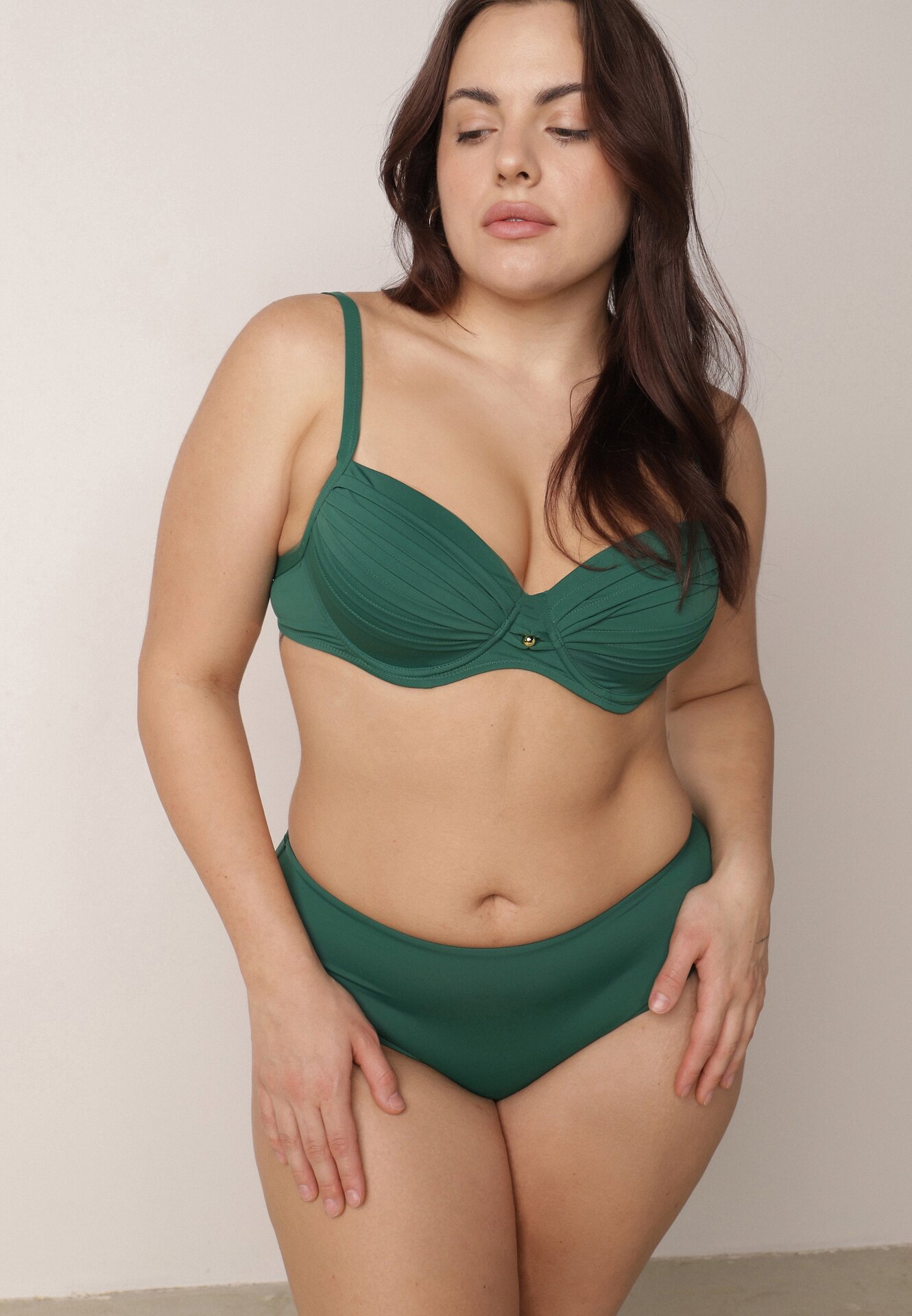 Costum de baie bikini Verde închis