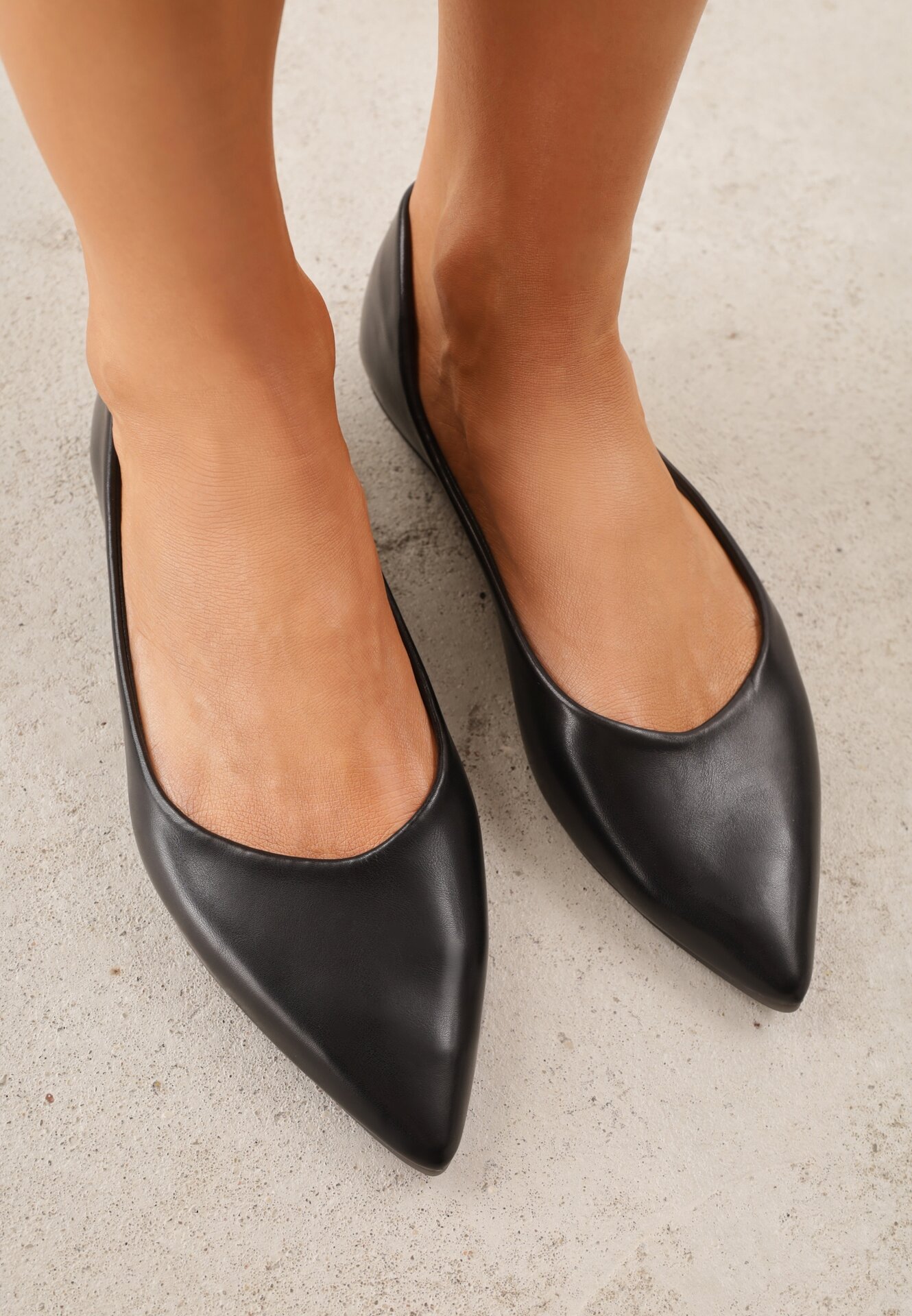 Balerini Negri Eleganti Eleganti cu vârful ascuțit Abssis