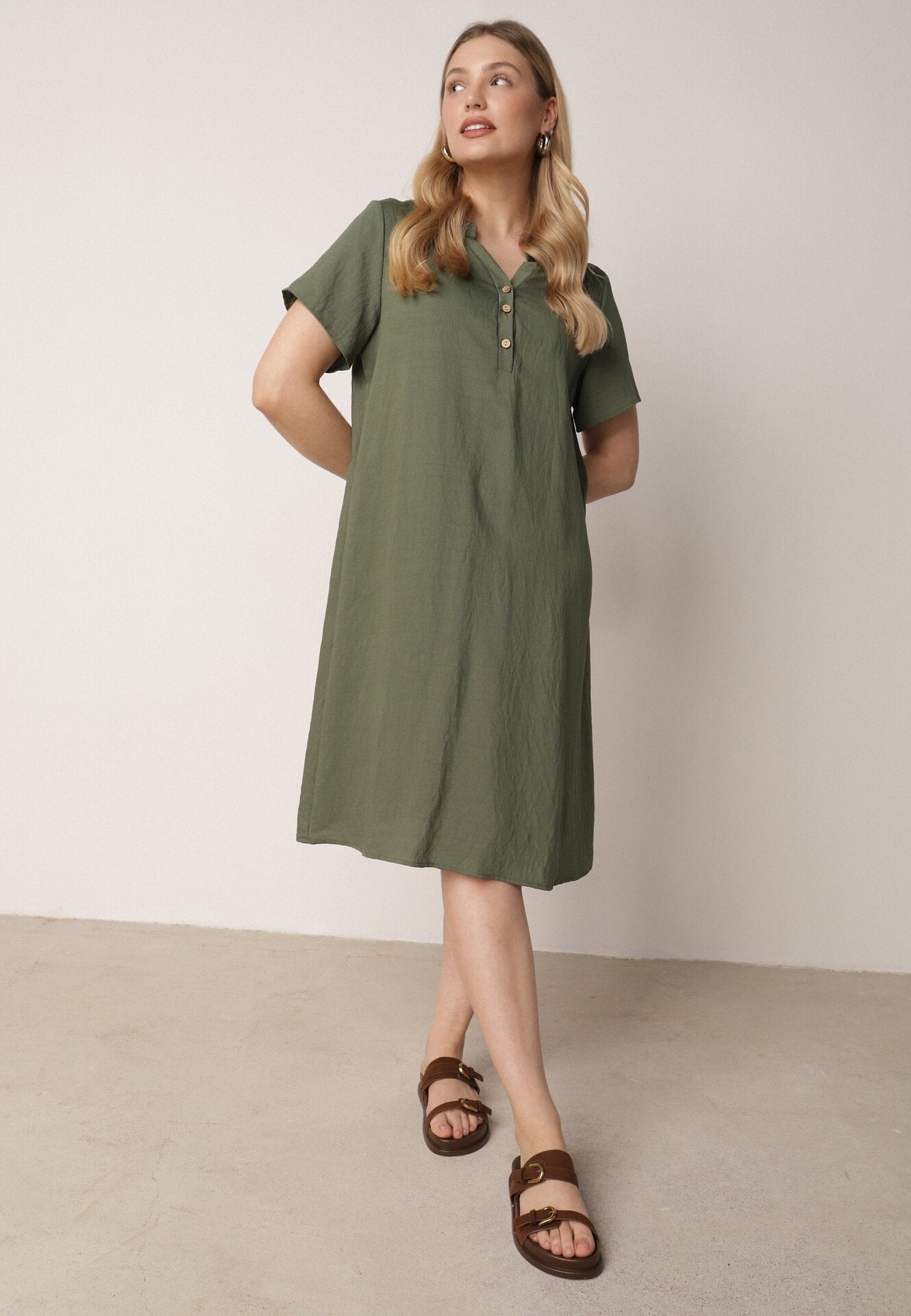 Rochie Verde închis