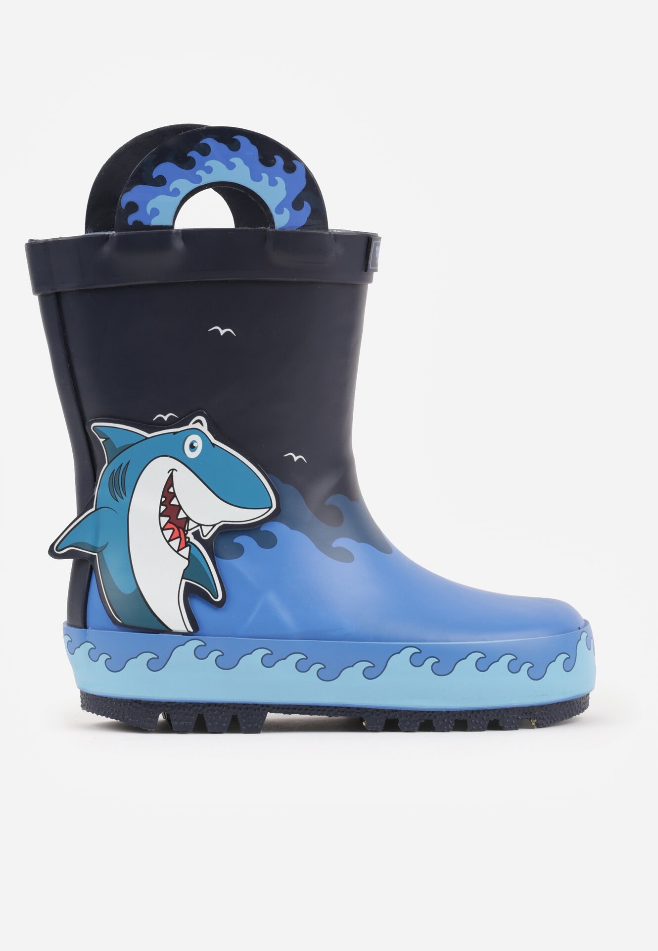 Cizme de cauciuc Bleumarin cu albastru