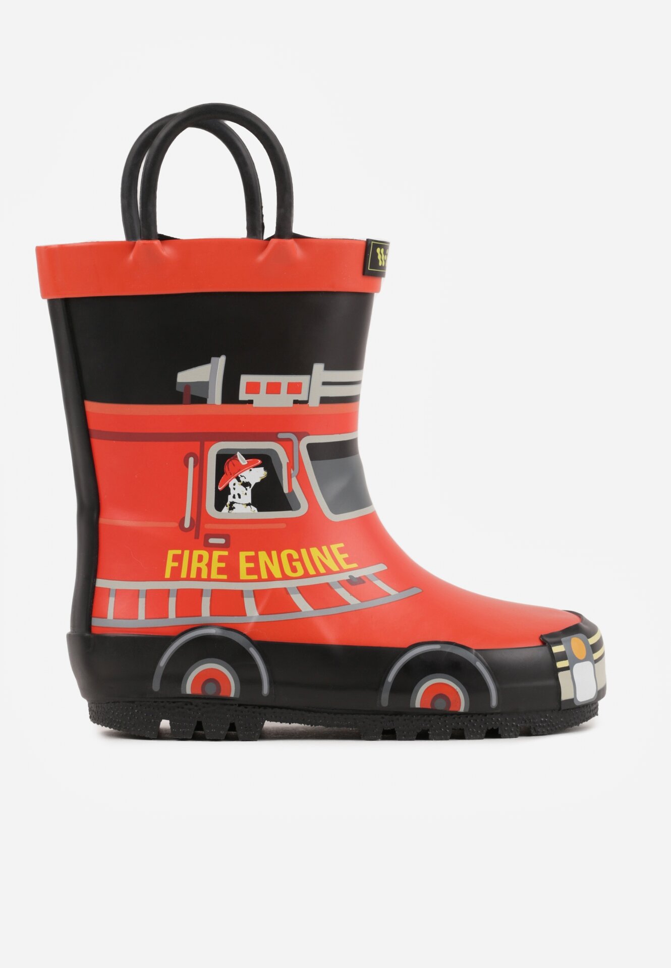 Cizme de cauciuc Roșu cu negru