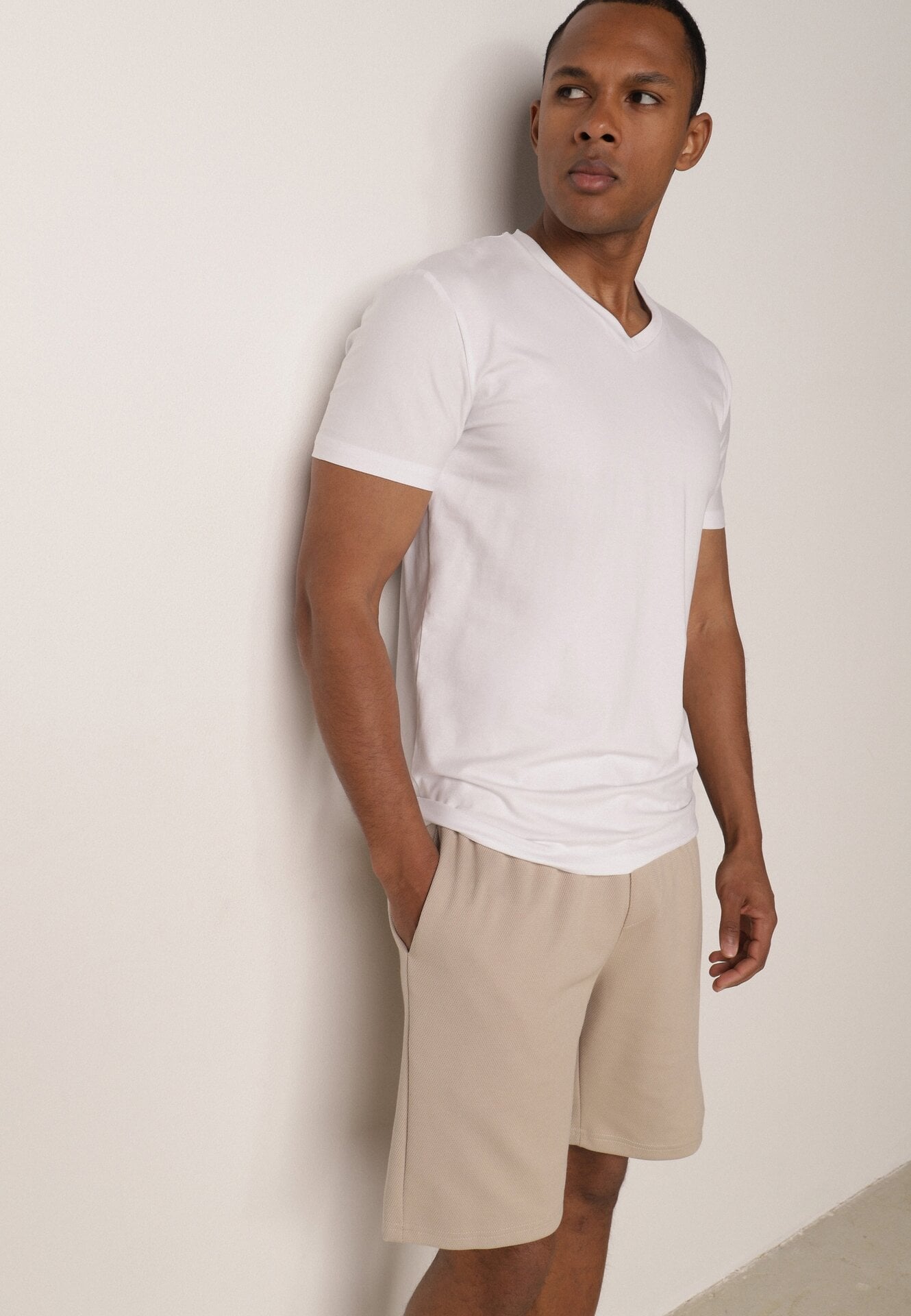 Pantaloni scurți Bej