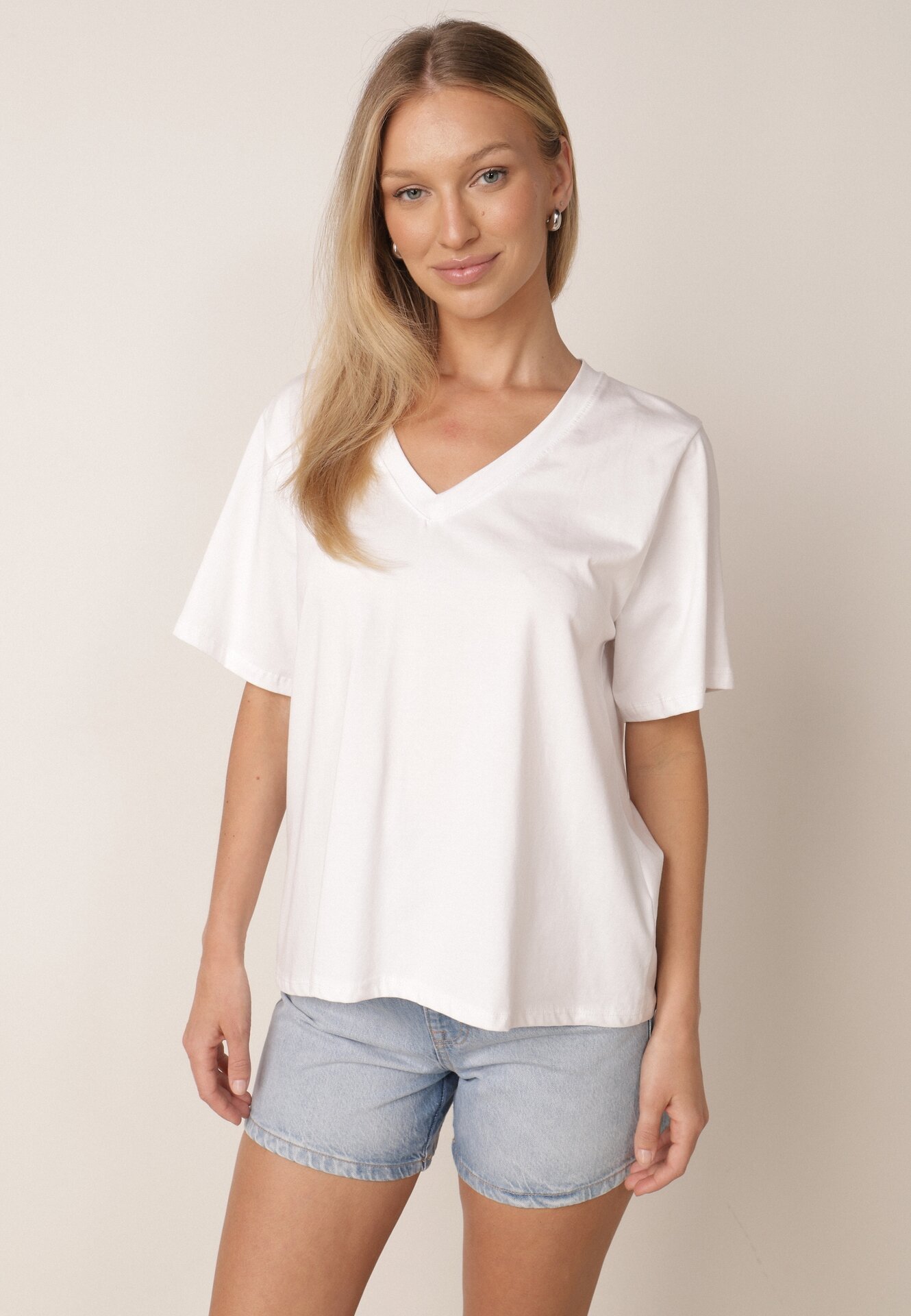 T-shirt Alb
