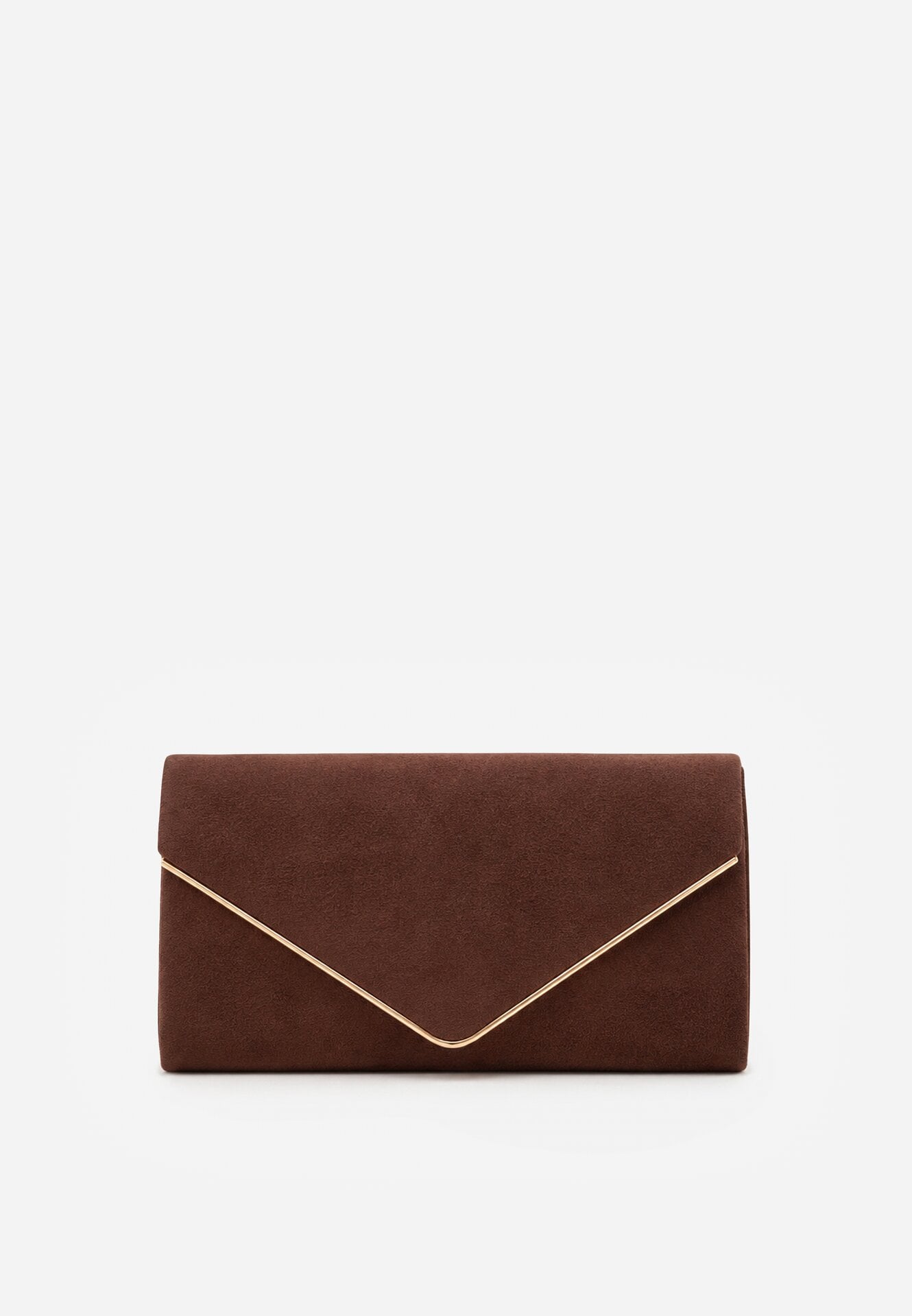 Clutch clasică din imitație de piele întoarsă cu lanț Tadareo Maro