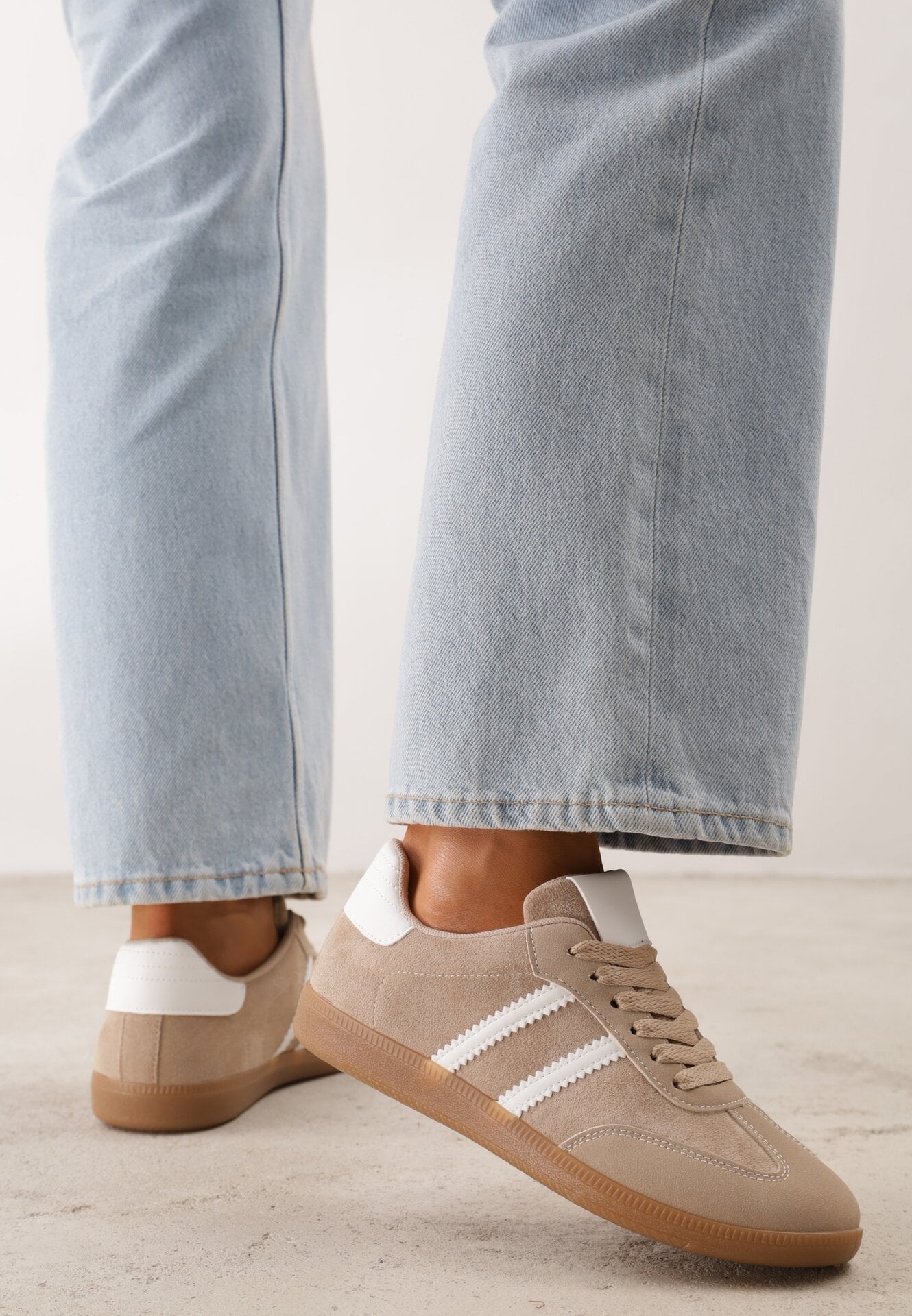 Sneakers Bej închis