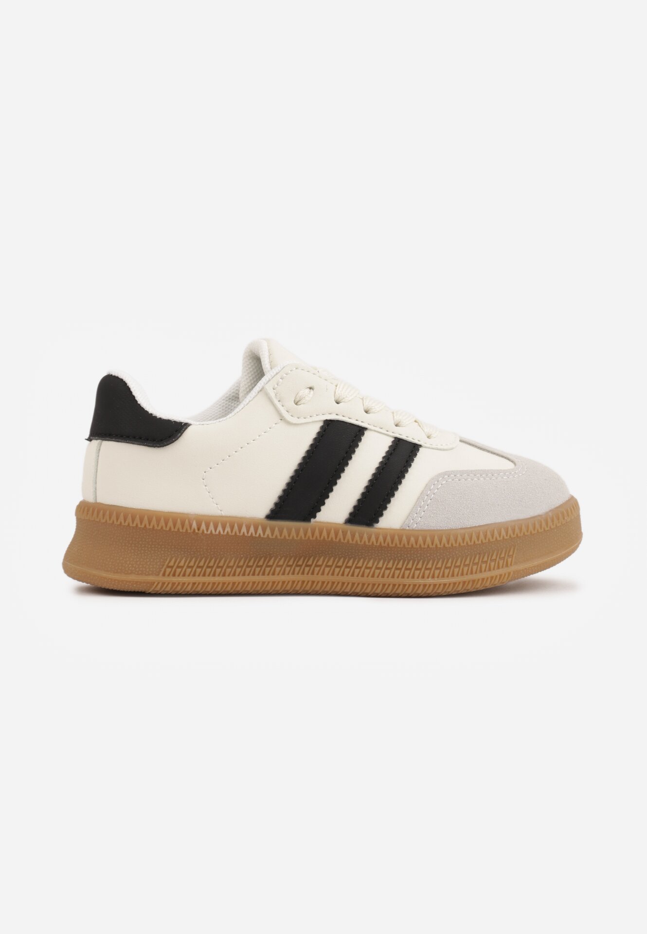 Pantofi sport sneakers în stil retro cu vârf larg Shaima Bej