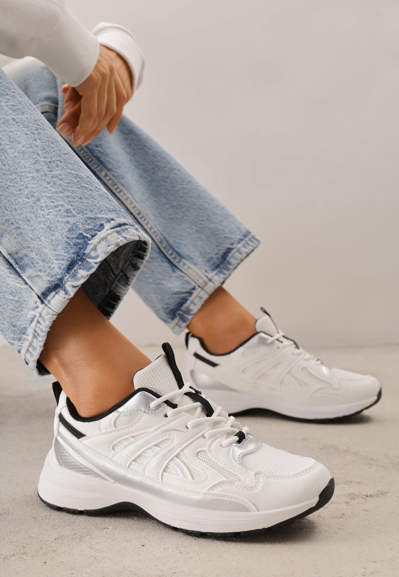 Sneakers cu model geometric Tezuka Albi