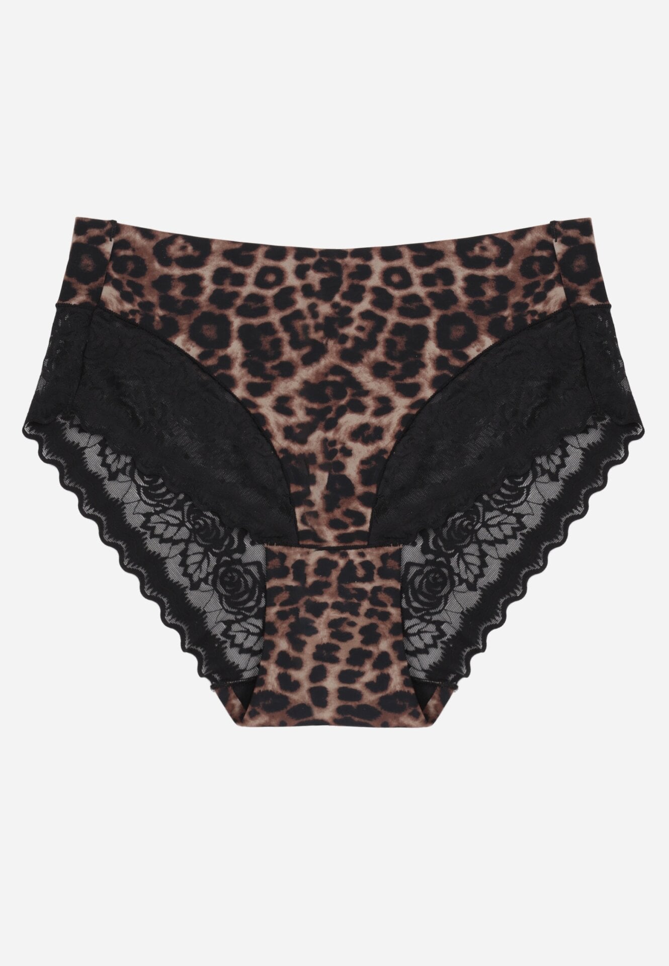 Chiloți decorați cu dantelă Mylea Imprimeu leopard