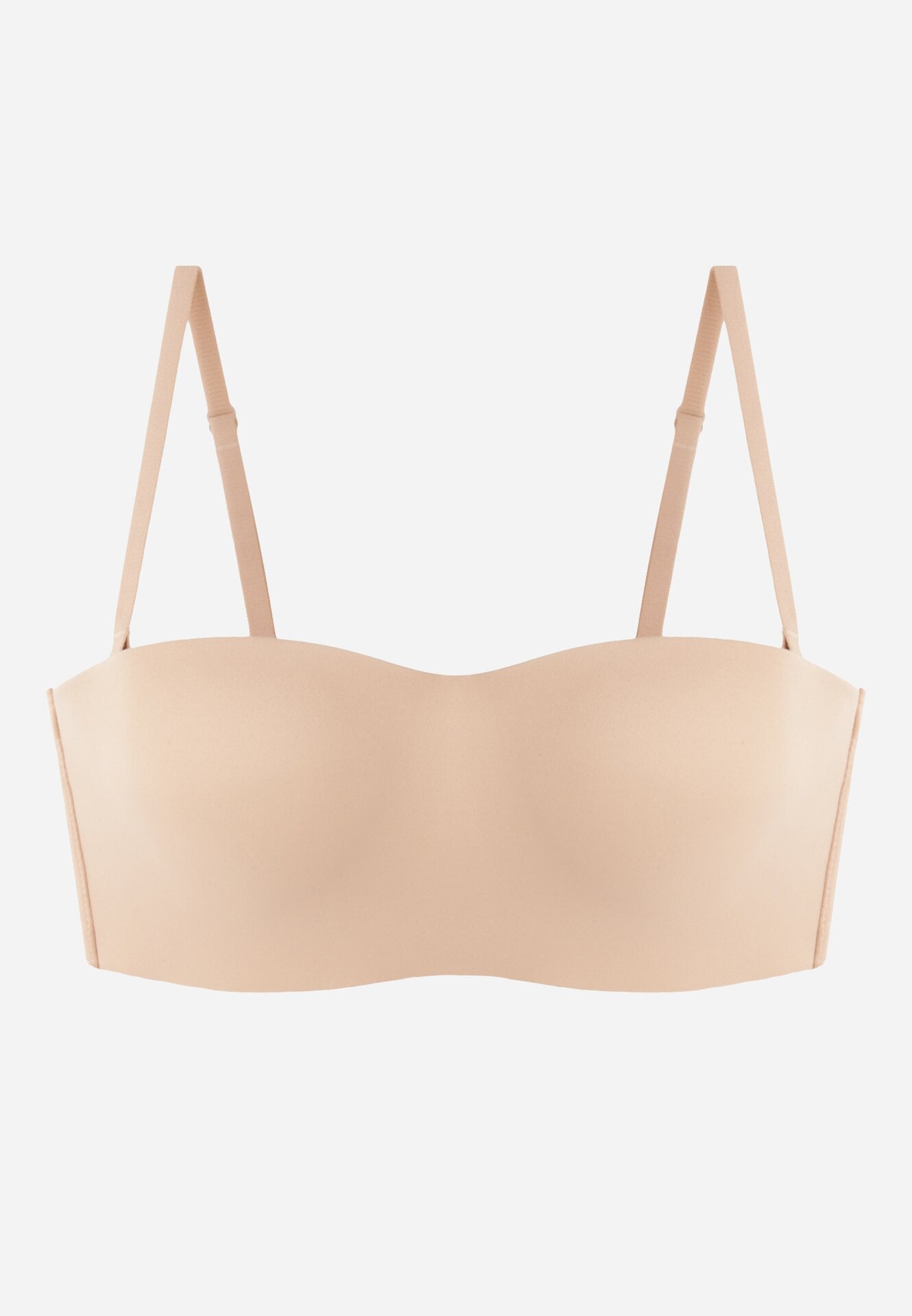 Sutien tip balconetă push-up simplu Christika Bej