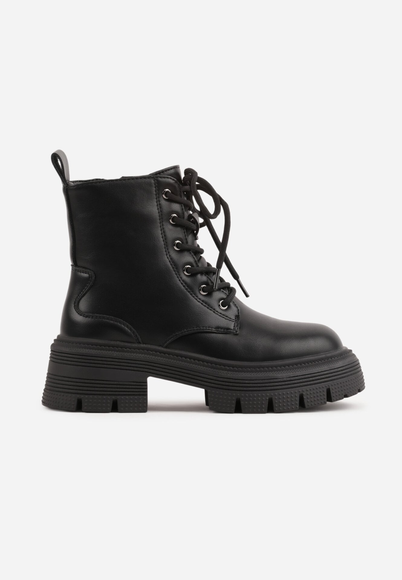 Botine cu căptușeală în stil worker Mahee Negre