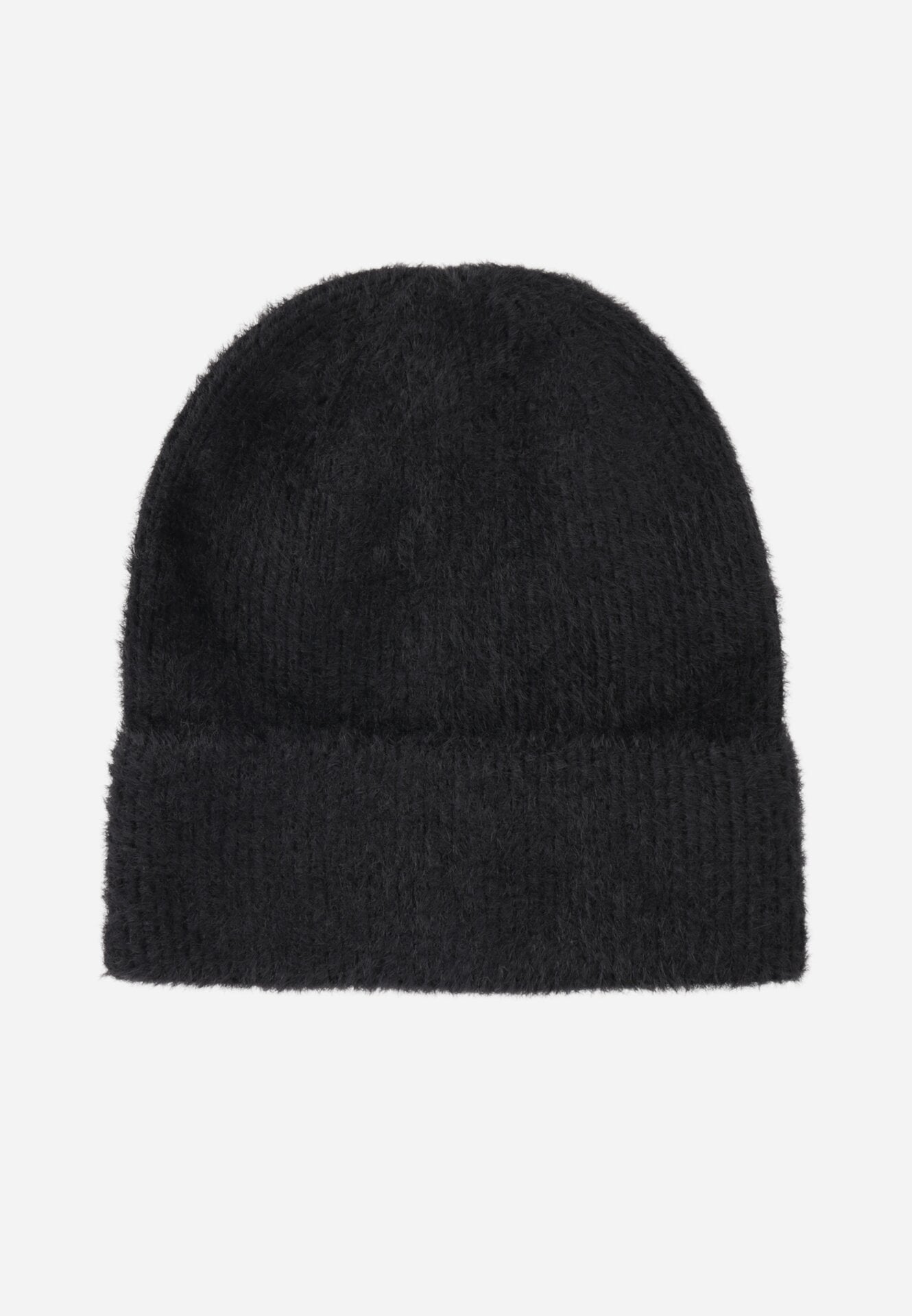 Beanie clasic cu margine răsucită Lindrina Neagră